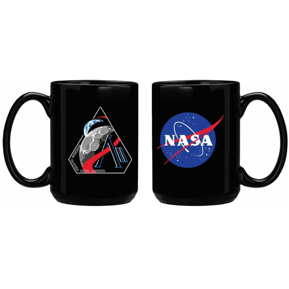 Artemis II 15 oz. Black Mug