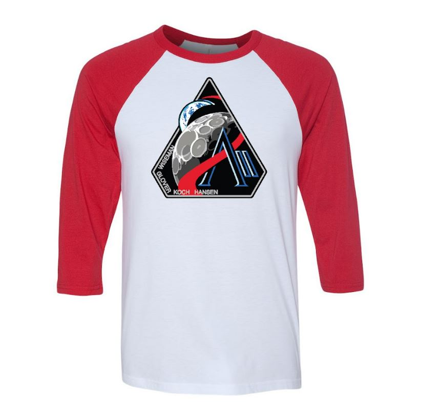 Artemis II Unisex Baseball Tshirt