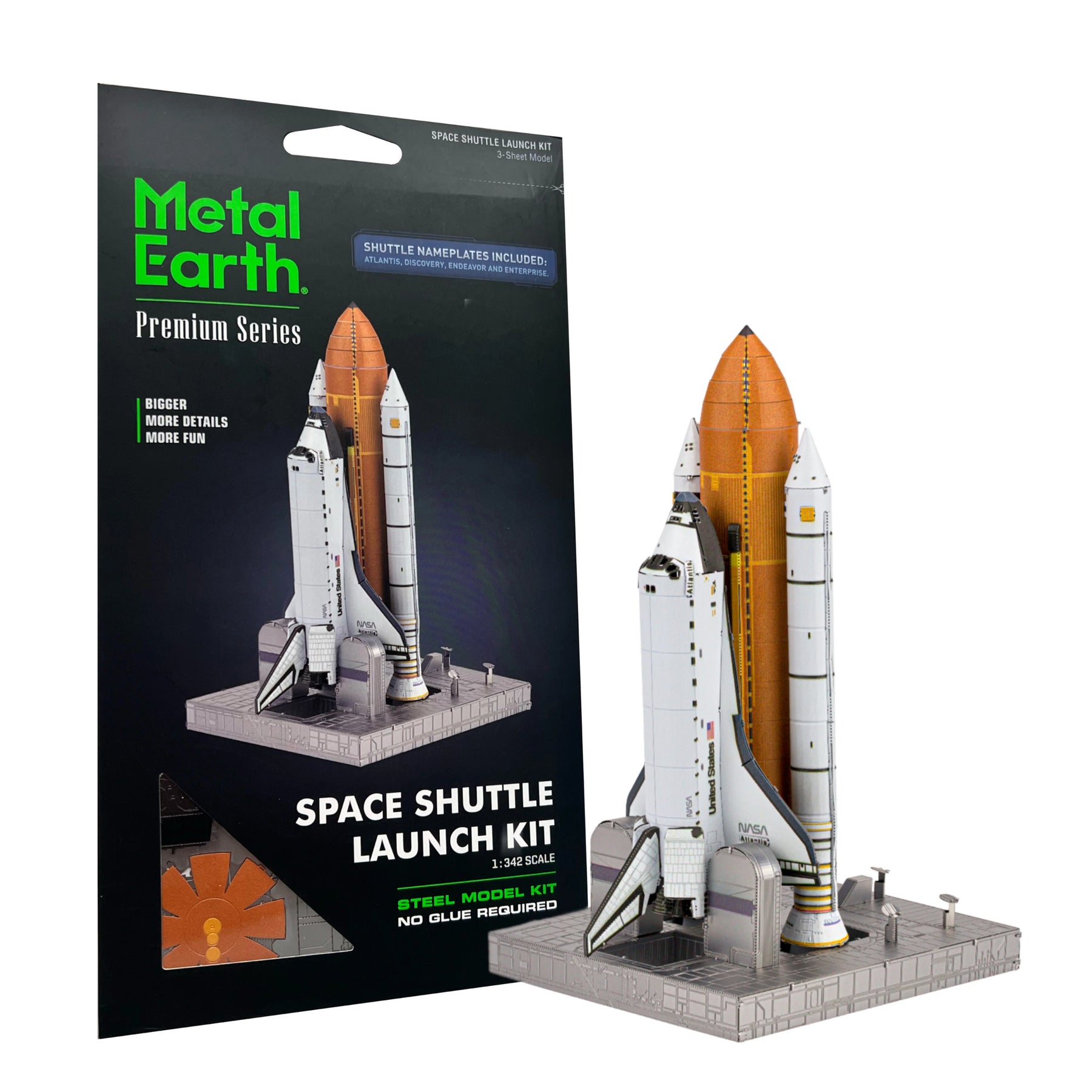 Metal Space Shuttle Launch Kit