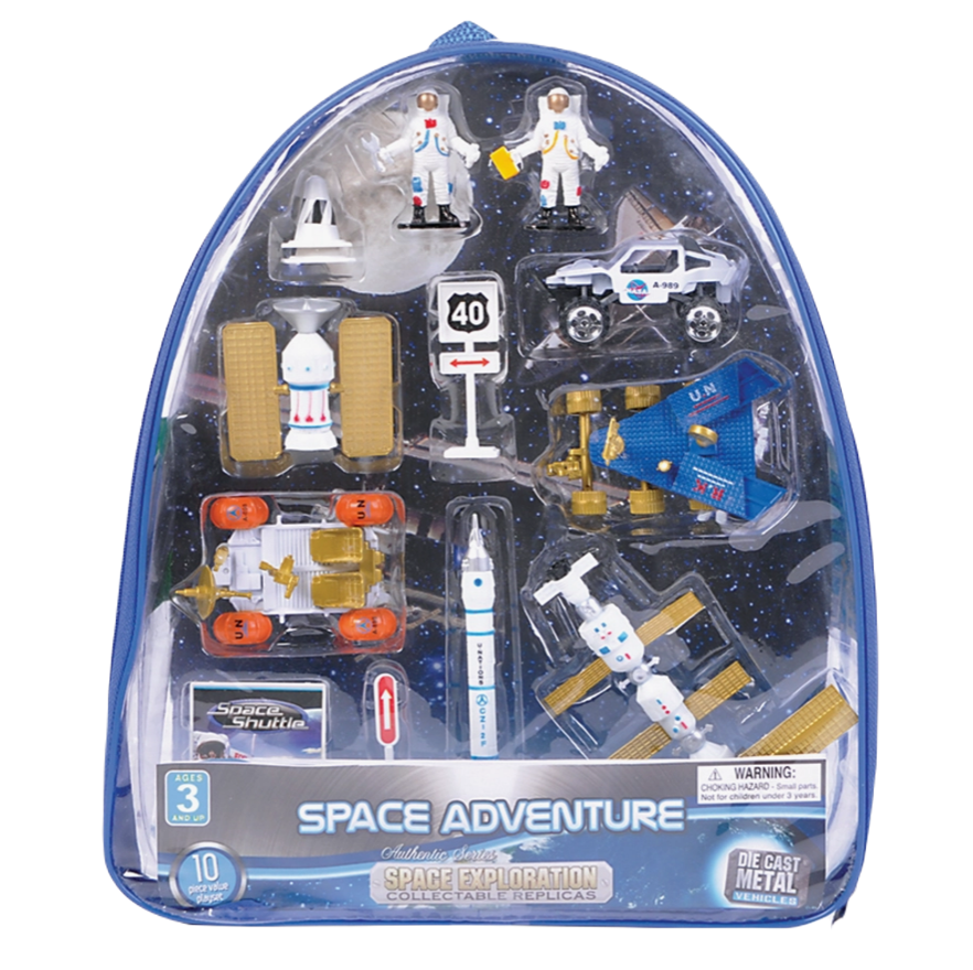 Space Adventure 10-Piece Backpack Play Set