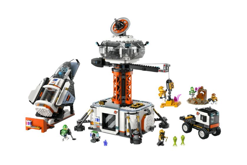 LEGO Space Base and Rocket Launch