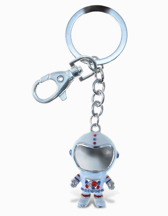Sparkle Astronaut Keychain