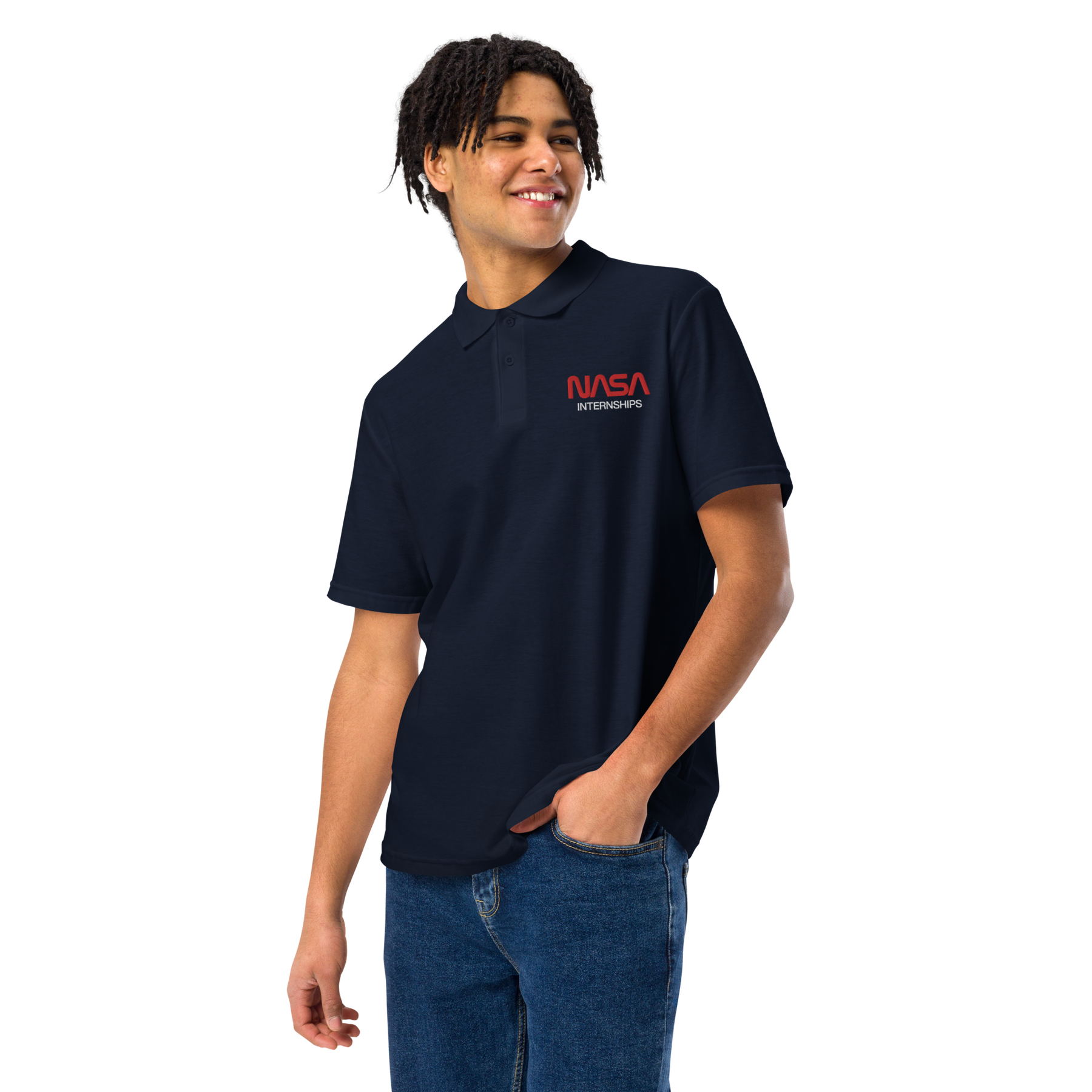 NASA Internships Unisex polo