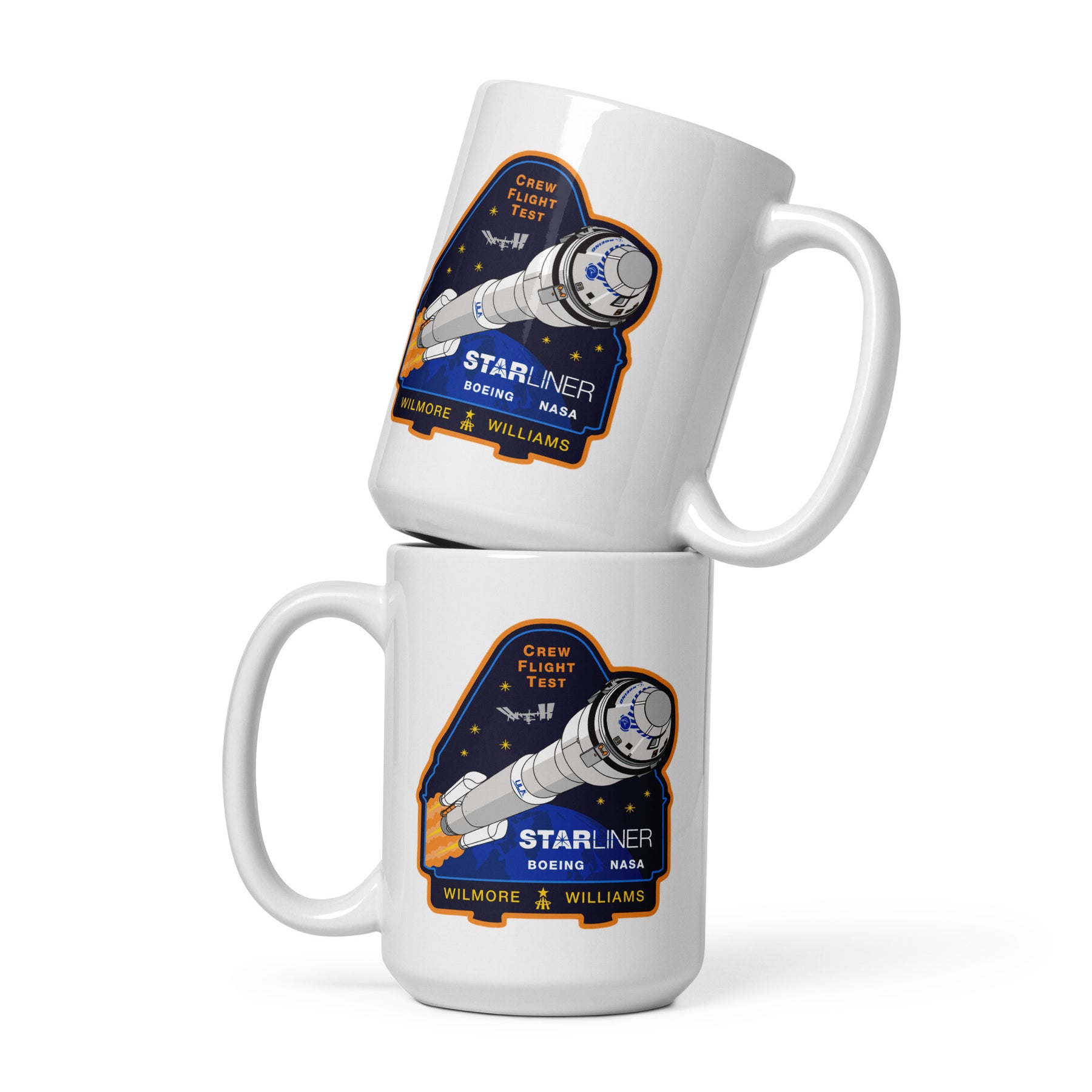 NASA's Boeing Crew Flight Test White Mug