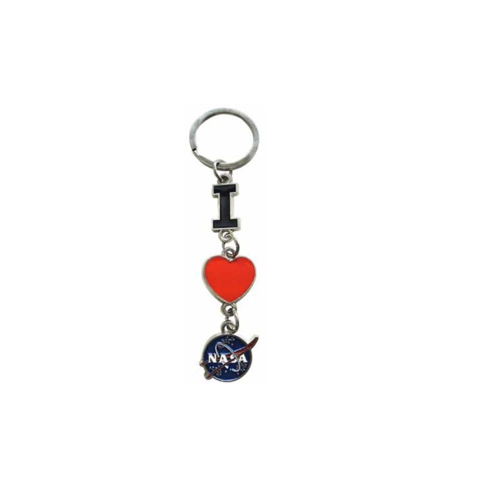 Heart NASA Keychain