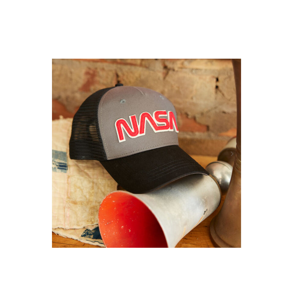 NASA Worm Mesh Trucker Cap