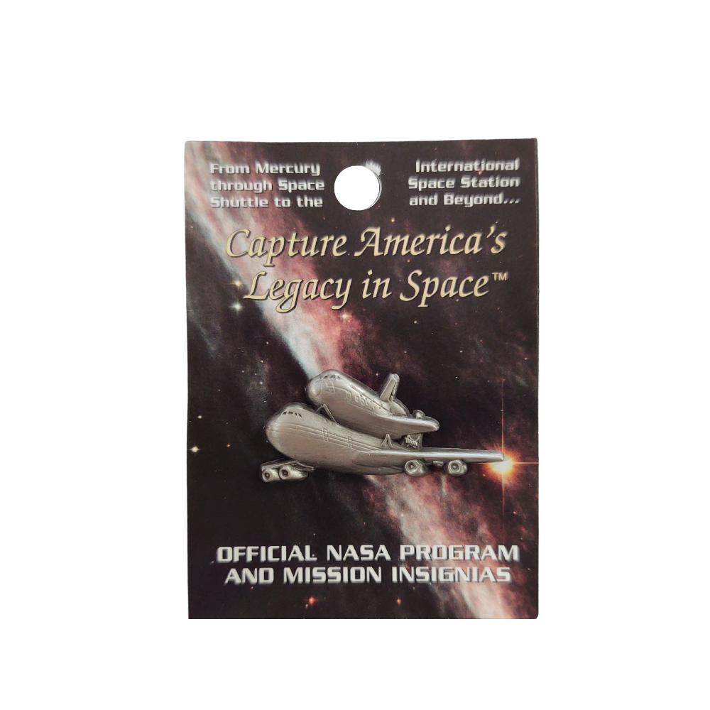 747 with Space Shuttle Pin