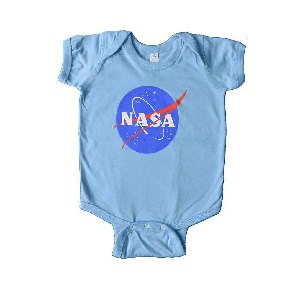 Blue Onesie With Nasa Meatball