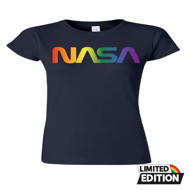 Ladies NASA Worm Pride Tshirt