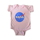 Pink Onesie With NASA Meatball