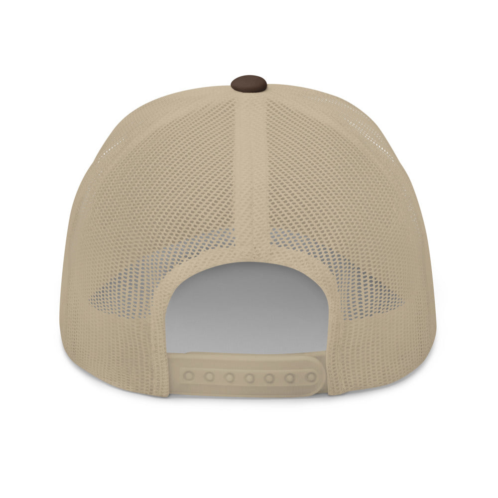 Houston We Have A Podcast Trucker Cap Navy Logo