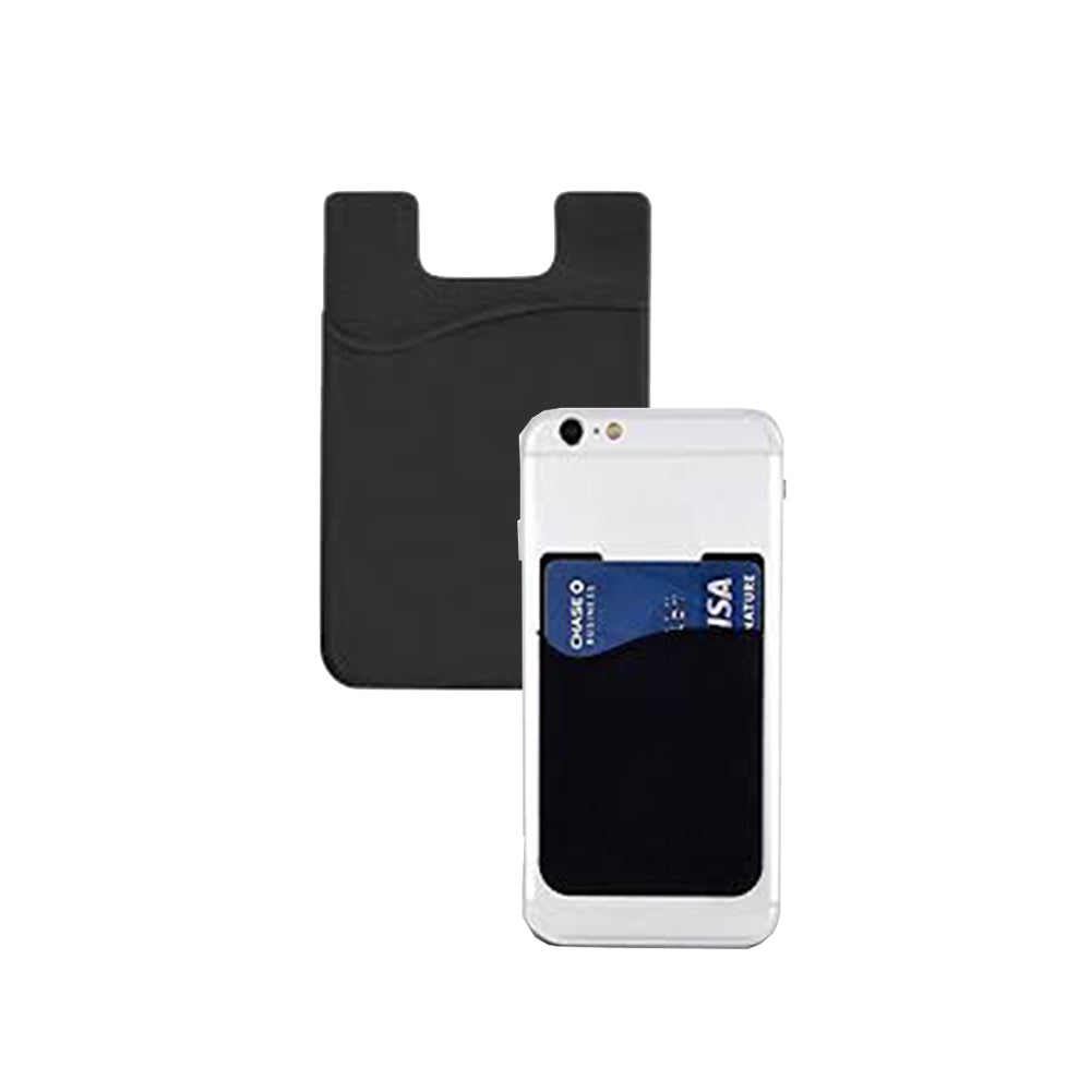 Black Adhesive Silicone Wallet