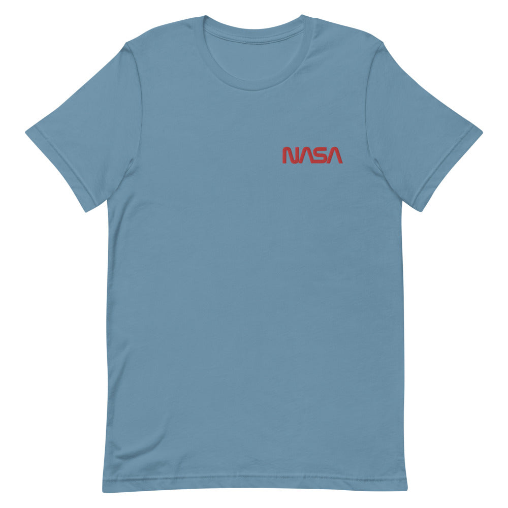 NASA Worm Embroidered Unisex T-Shirt