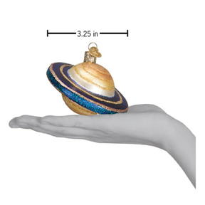 Saturn Glass Ornament