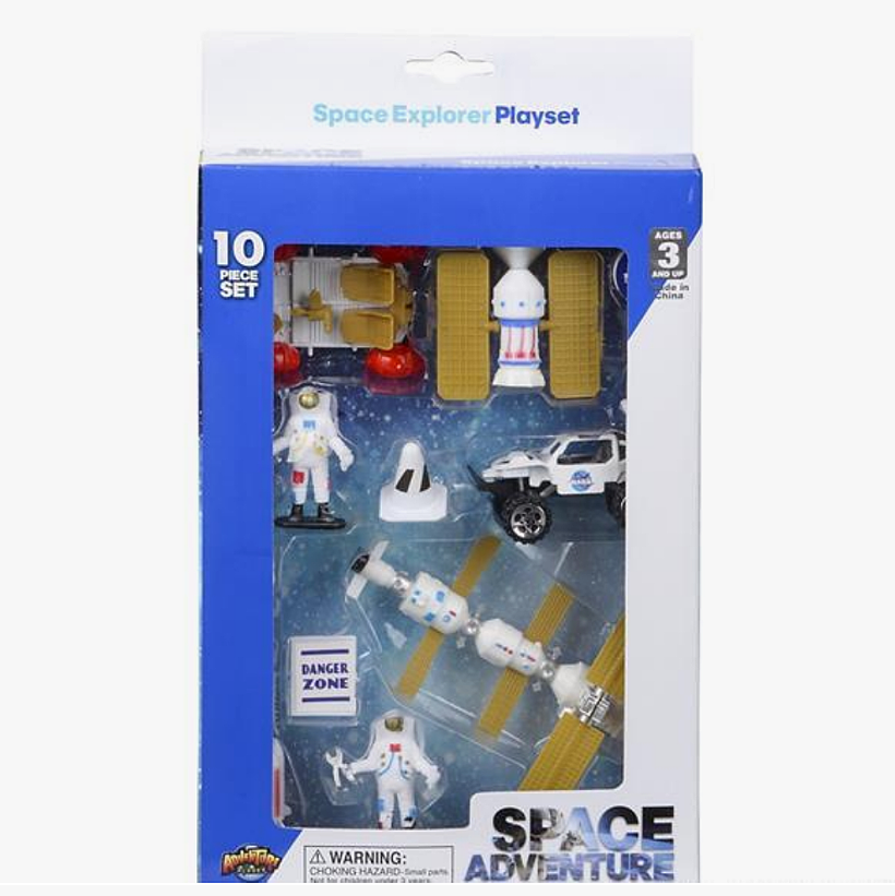 10 piece Space Adventure Playset