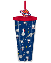 24 oz Snoopy Space Cup w Lid