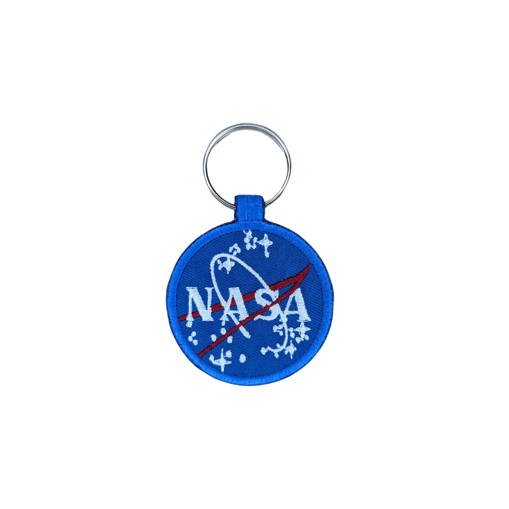NASA Meatball Patch Keychain