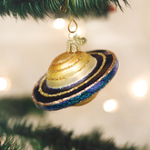 Saturn Glass Ornament