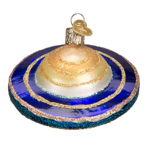 Saturn Glass Ornament