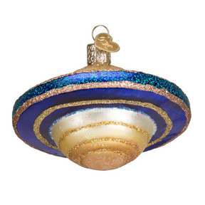 Saturn Glass Ornament