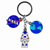 Astronaut Keychain w Earth