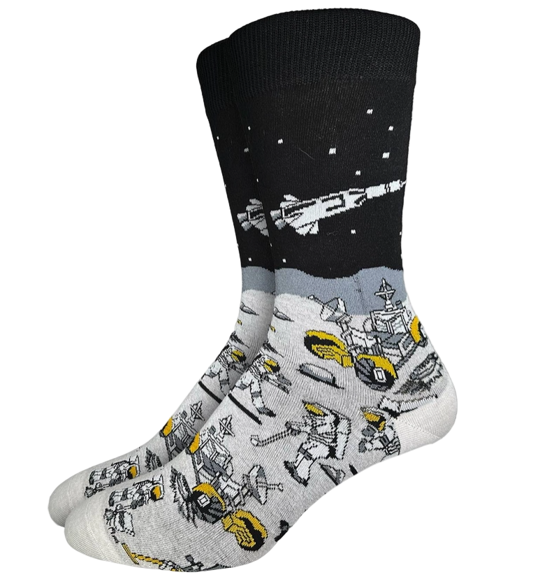 Moon Exploration Socks