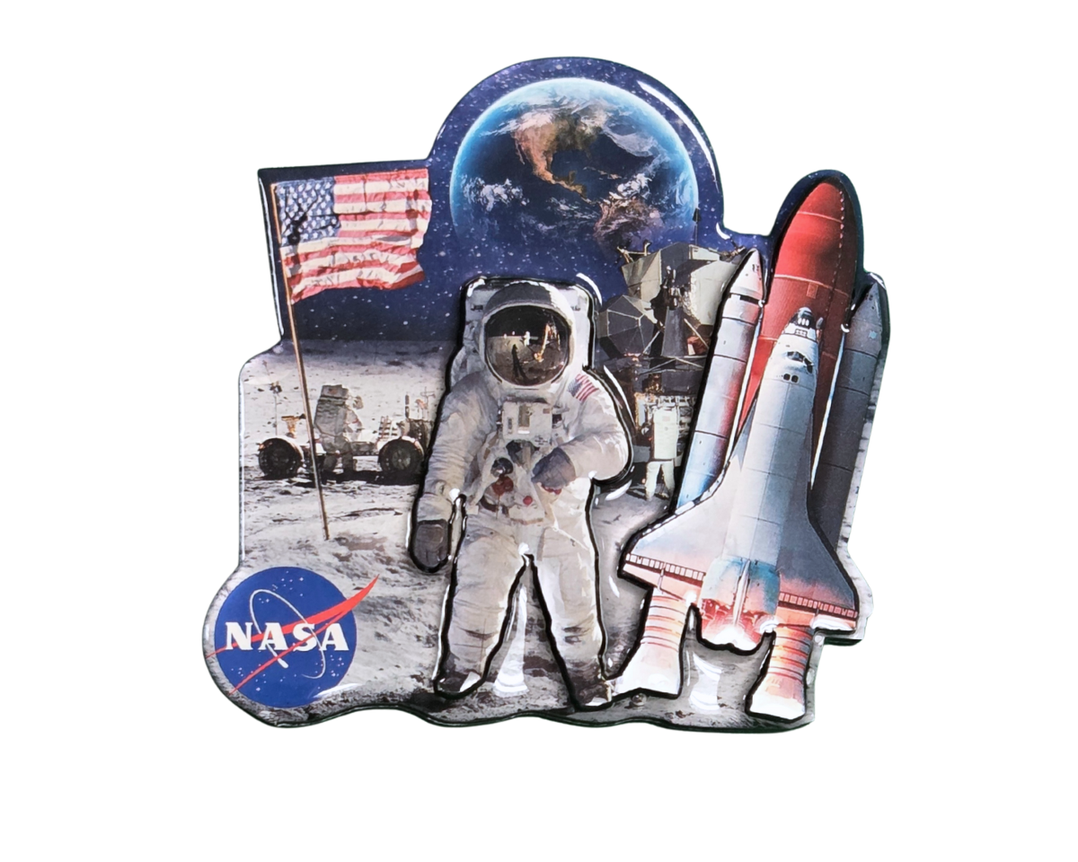 Astronaut Shuttle Earth Magnet