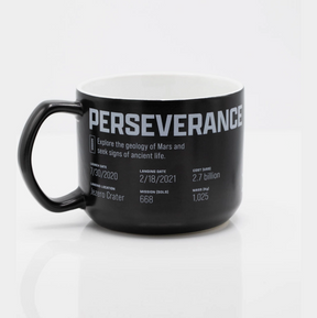 Mars Perseverance Black Matte Mug