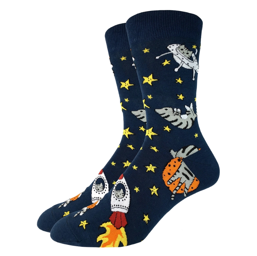 Men's Space Cats Socks