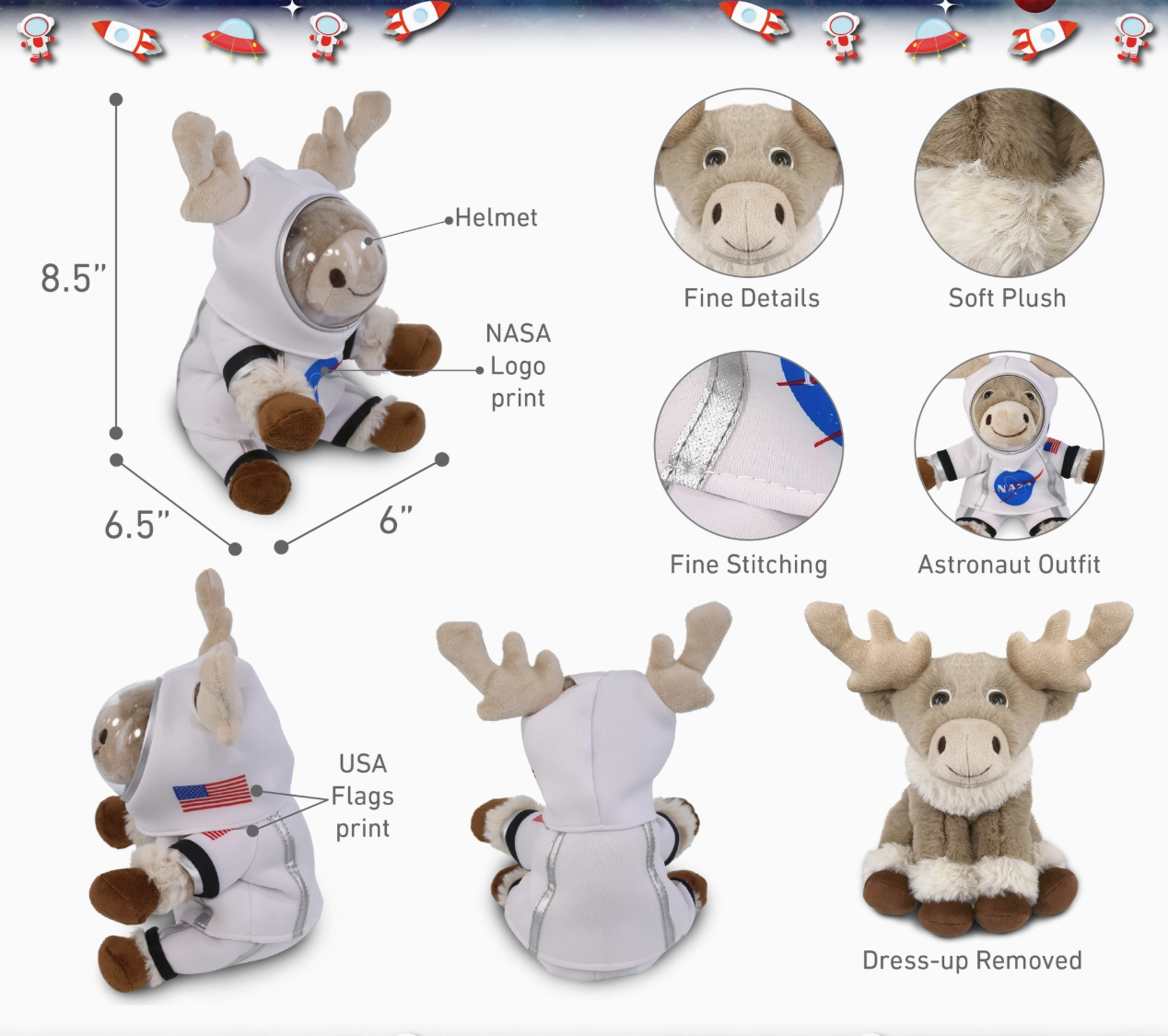 Plush Astro Animals