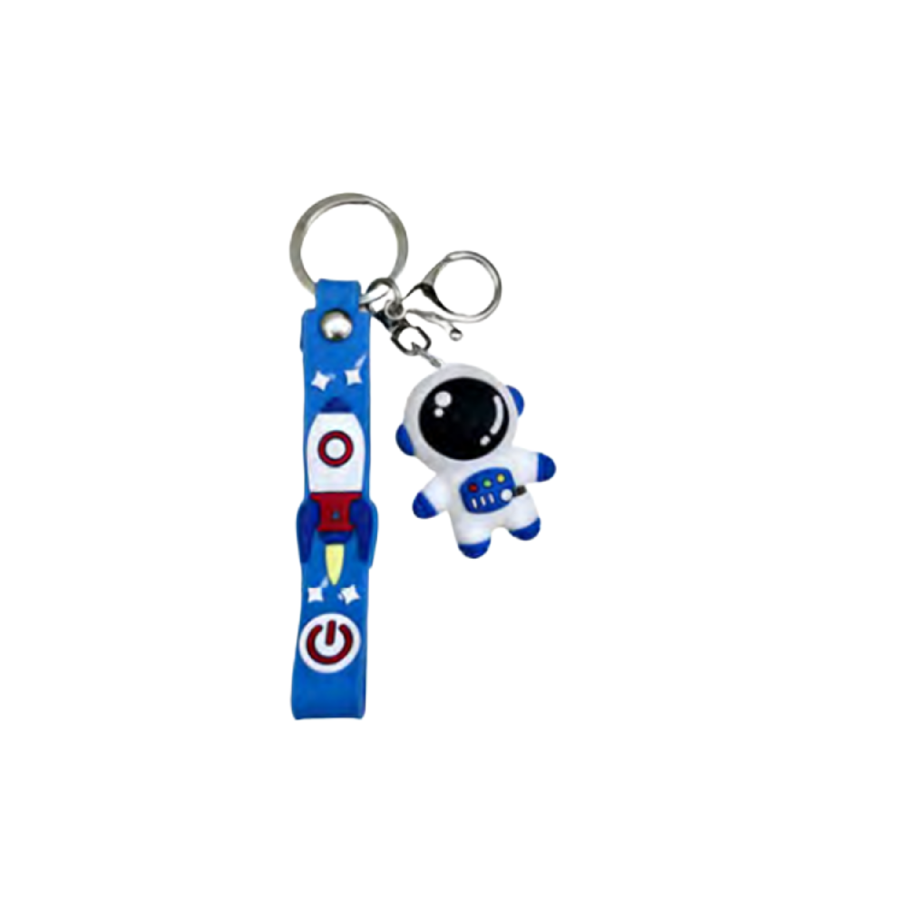 Rubber Space Keyring