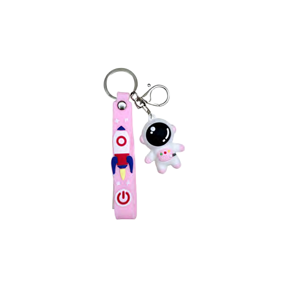 Rubber Space Keyring