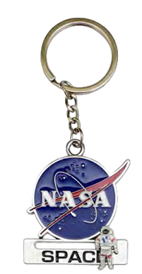 Astronaut Sliding Keychain