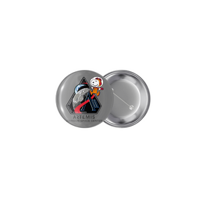 Snoopy Artemis II Buttons