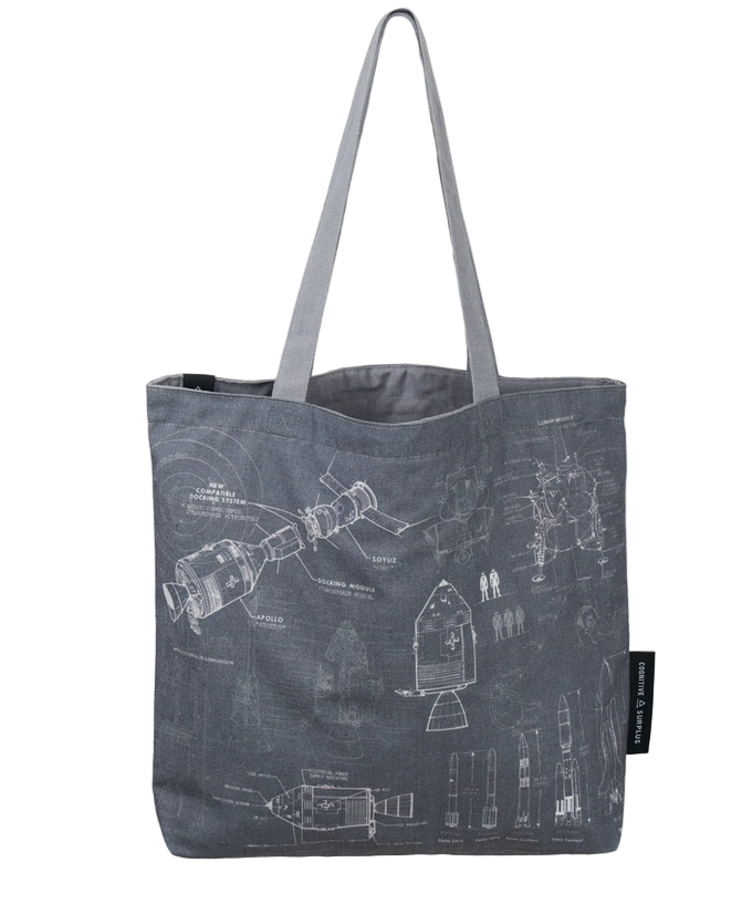 Rocket Technology Canvas Shoulder Tote