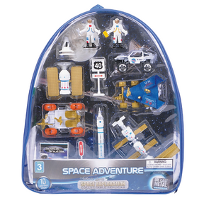 Space Adventure 10-Piece Backpack Play Set