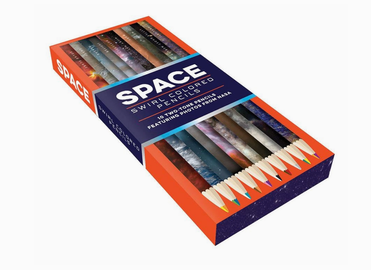 Galaxy Space Pencil Set
