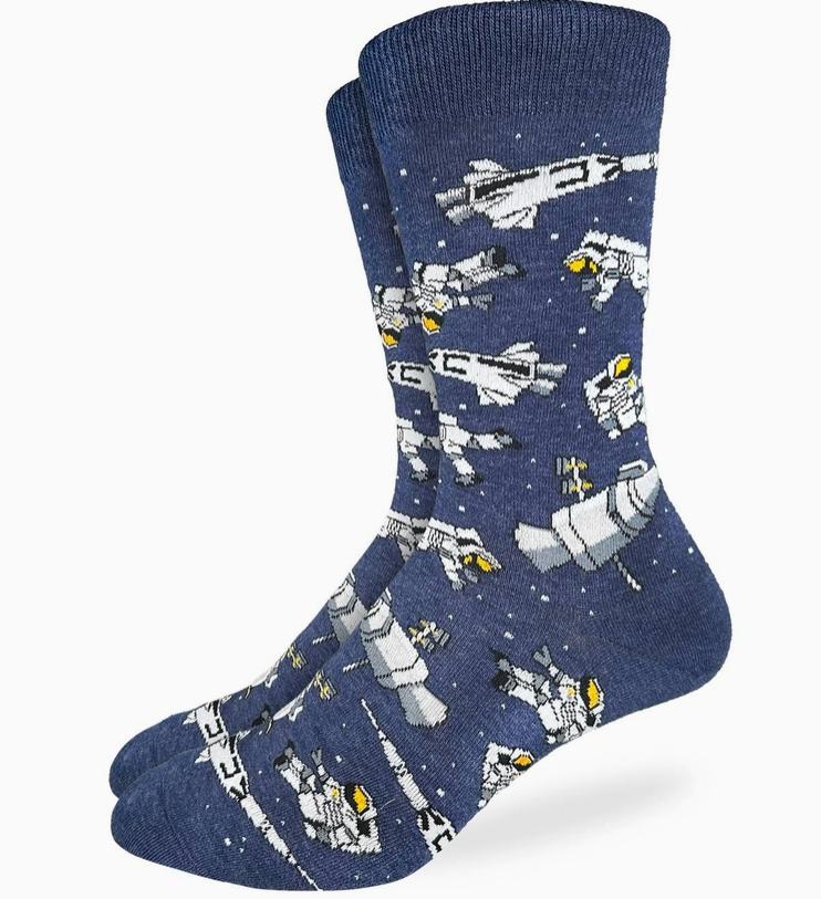 Mens Space  Exploration Socks