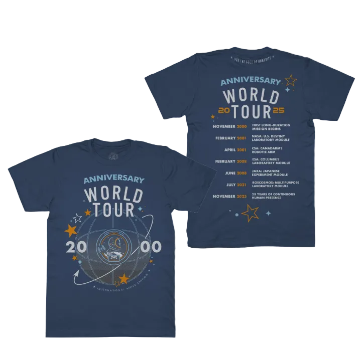 Pre Order ISS 25th Anniversary World Tour Tshirt