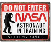 NASA Metal Signs