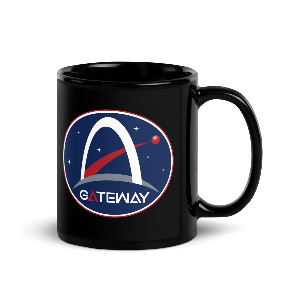 Gateway Program Black Glossy Mug