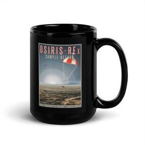 Osiris REx Black Glossy Mug