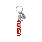 Worm Logo Sparkle Keychain