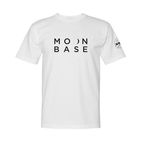 MOON BASE Short Sleeve Tee in White
