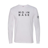 MOON BASE Long Sleeve Tee in White