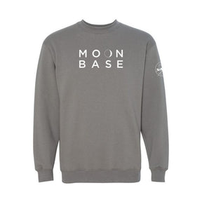 MOON BASE Crewneck Sweatshirt in Charcoal