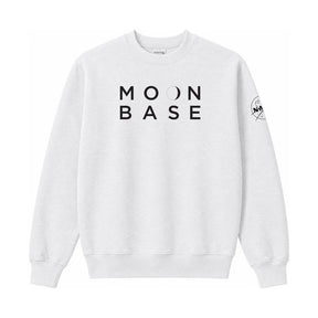MOON BASE Crewneck Sweatshirt in White