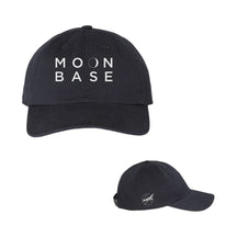MOON BASE Embroidered Cap in Black