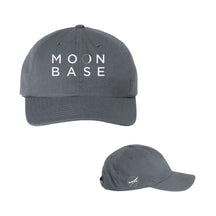 MOON BASE Embroidered Cap in Charcoal