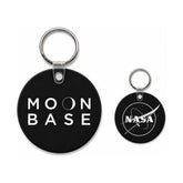 MOON BASE Keychain in Black